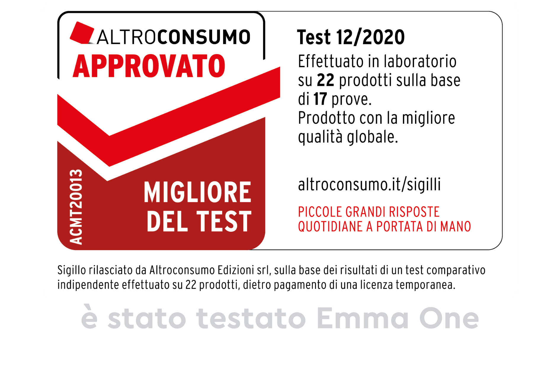 migliore test altroconsumo