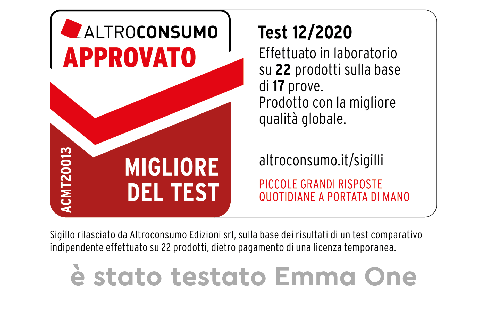 migliore test altroconsumo