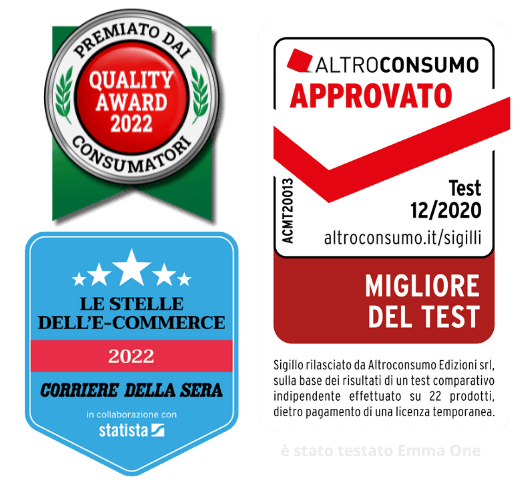 Premi Emma Materasso_Altroconsumo_Qualityaward_Starecommerce