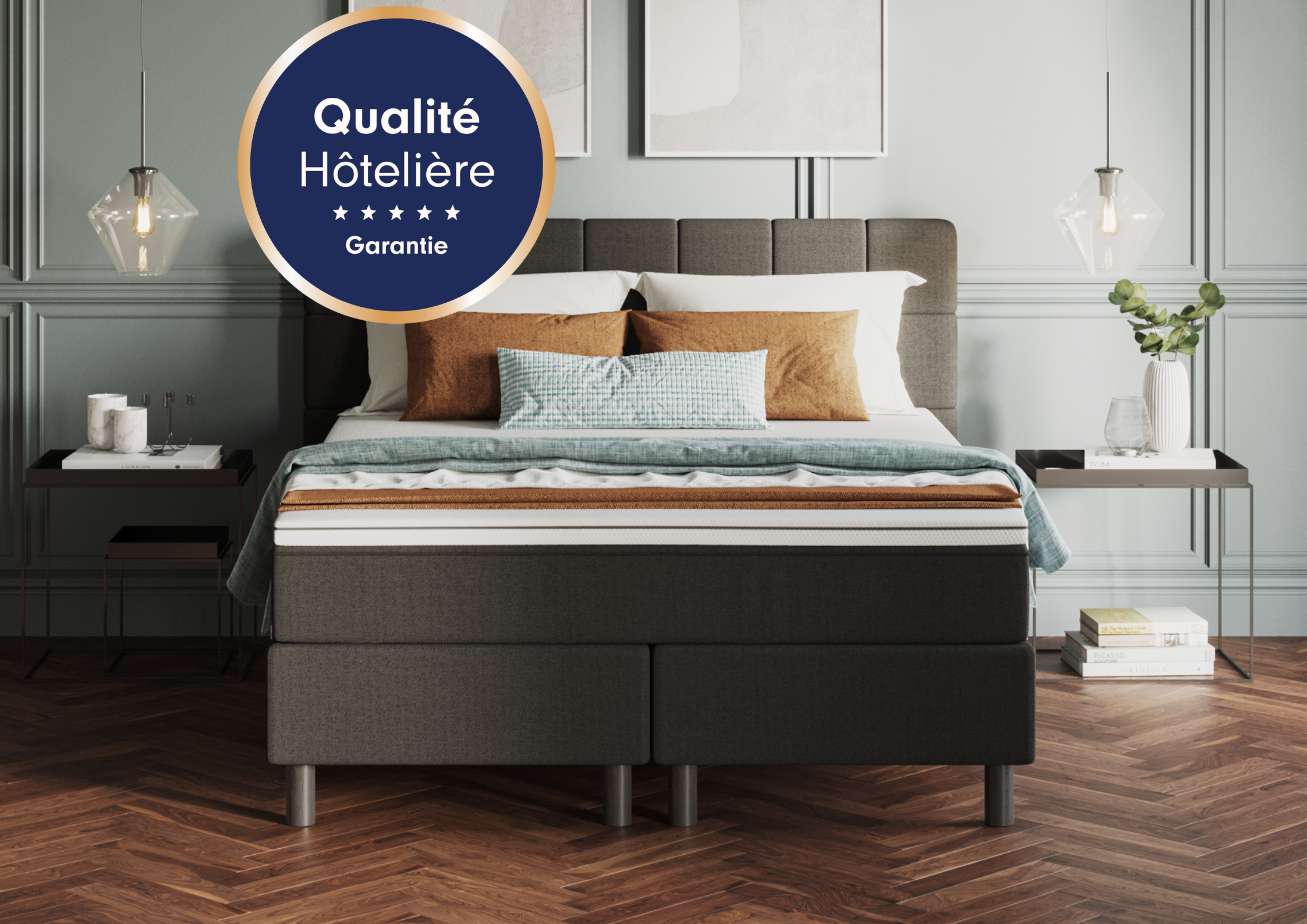 Lit Boxspring Boxspringbed