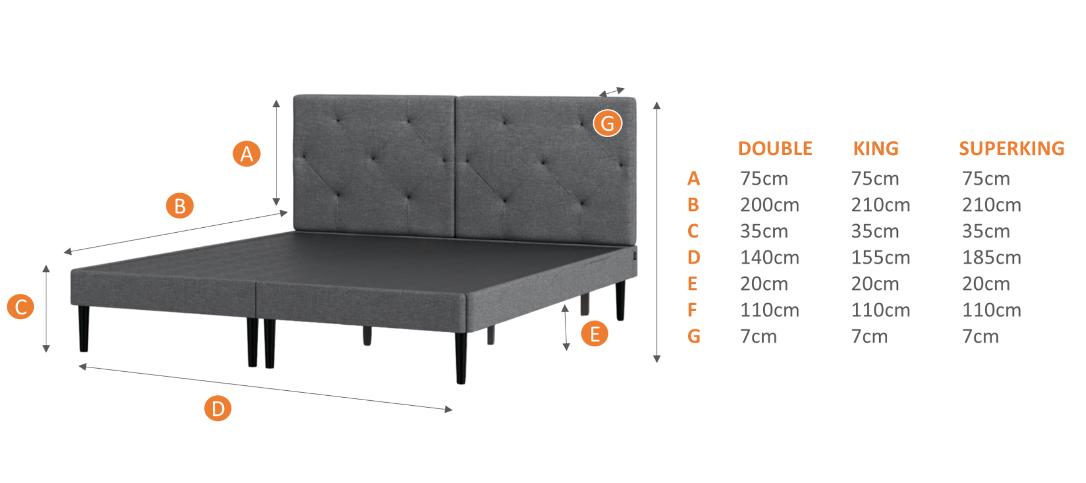 Emma Signature Bed Modern & Quality Bed Frame on sale