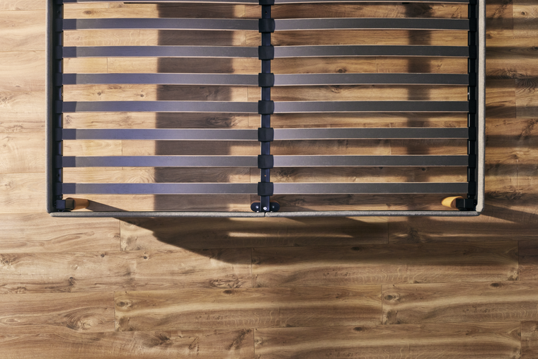 Slatted bed frame