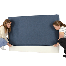 Glisser la housse de facon synchronisée Meilleur Matelas Emma Original